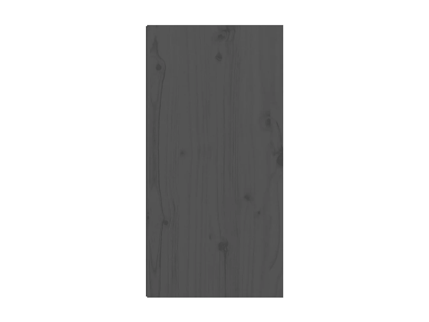 Armoires murales 2 pcs Gris 30x30x60 cm Bois de pin massif