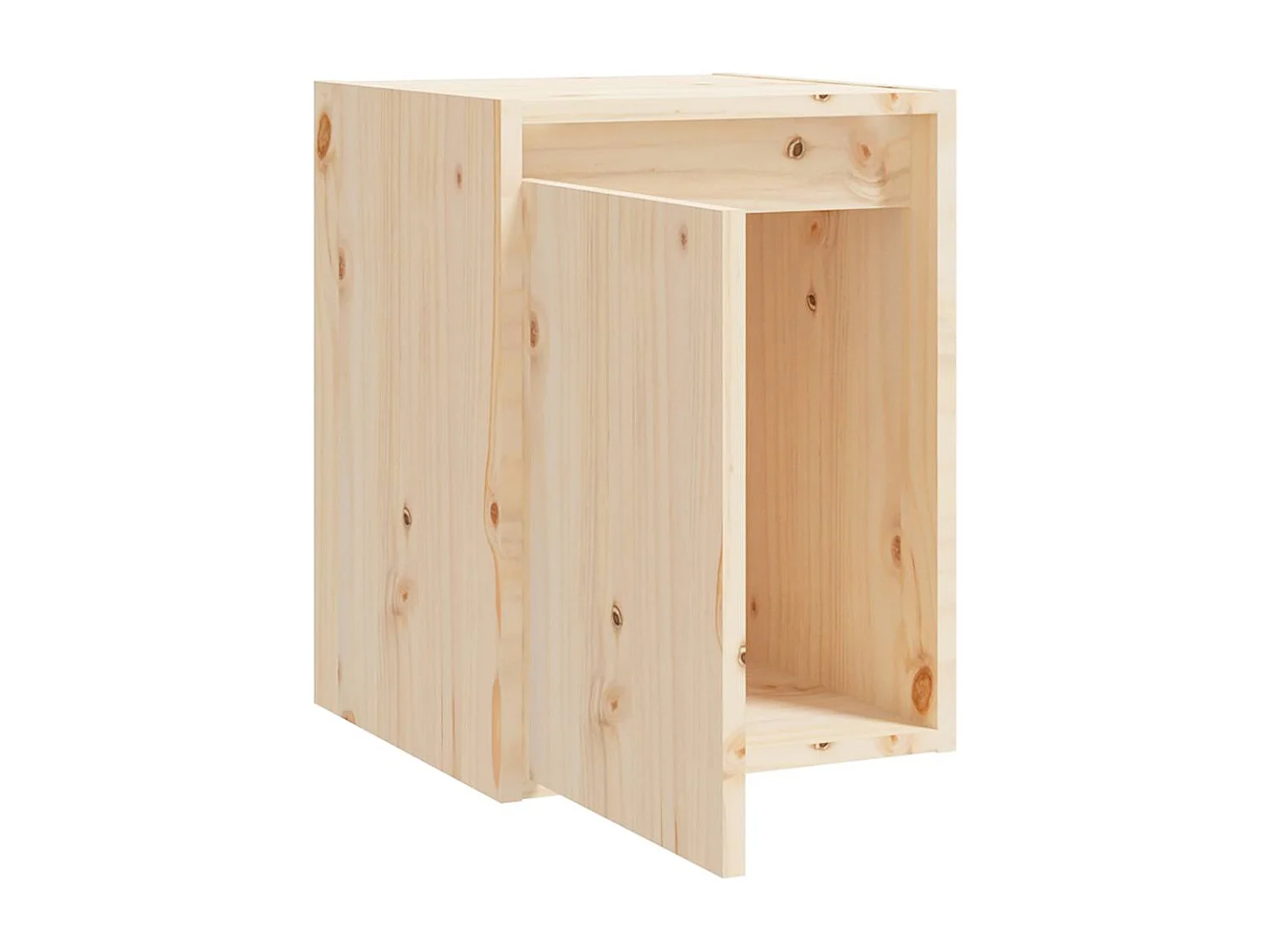 Wandkast 30x30x40 cm massief grenenhout