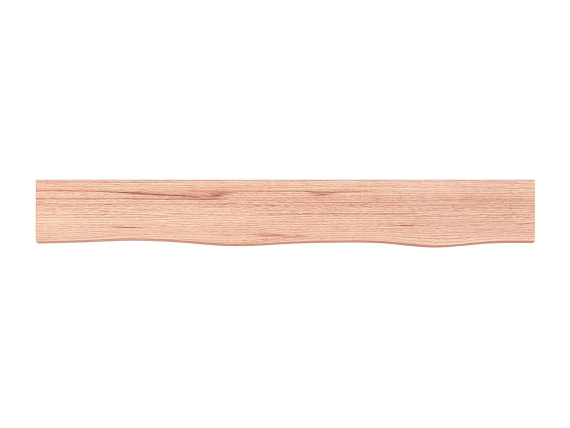 Estante de pared madera de roble tratada marrón claro 80x10x2cm