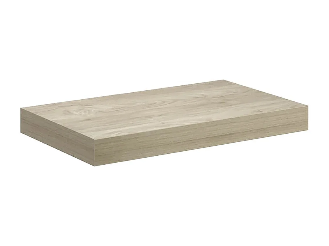 Étagère murale flottante chêne 40x23x3,8 cm MDF