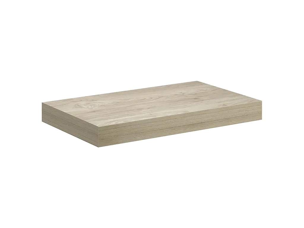 Étagère murale flottante chêne 40x23,5x3,8 cm MDF