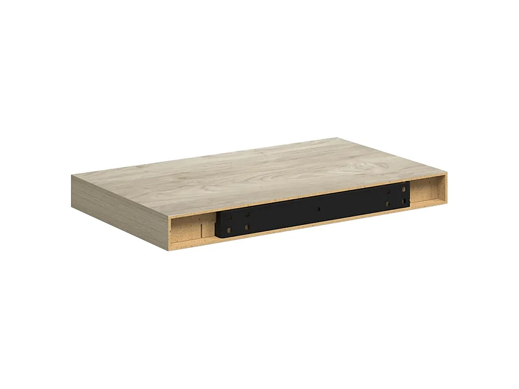Étagère murale flottante chêne 40x23,5x3,8 cm MDF