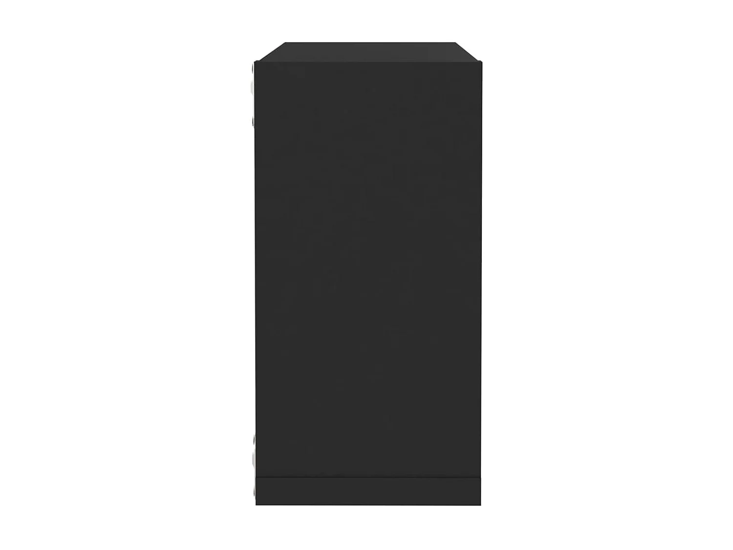 Étagères cube murales 4 pcs noir 30x15x30 cm