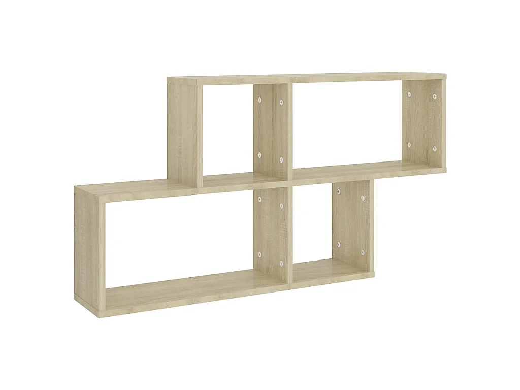 Wandregal Sonoma-Eiche 100x18x53 cm Holzwerkstoff