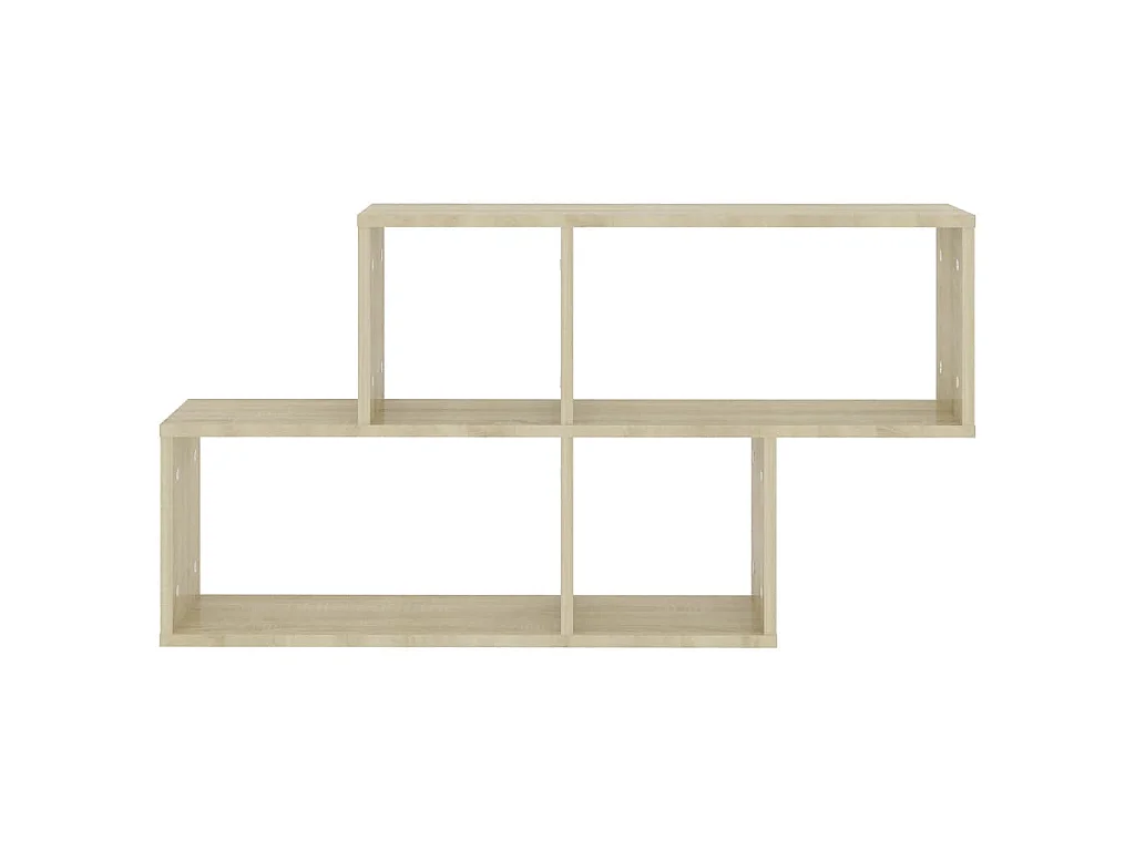 Wandregal Sonoma-Eiche 100x18x53 cm Holzwerkstoff