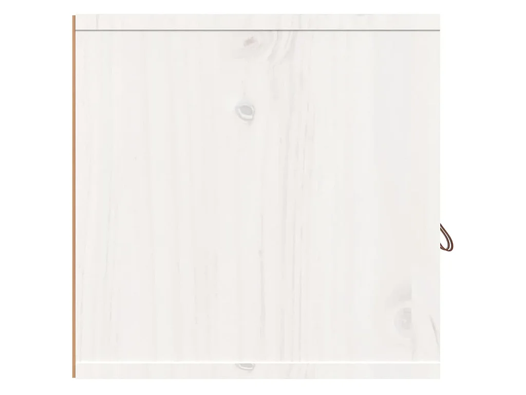 Armários de parede 2 pcs 60x30x30 cm pinho maciço branco