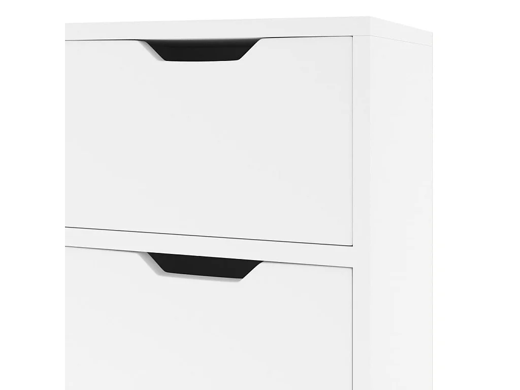 Buffet blanc brillant 90x30x72 cm bois d'ingénierie