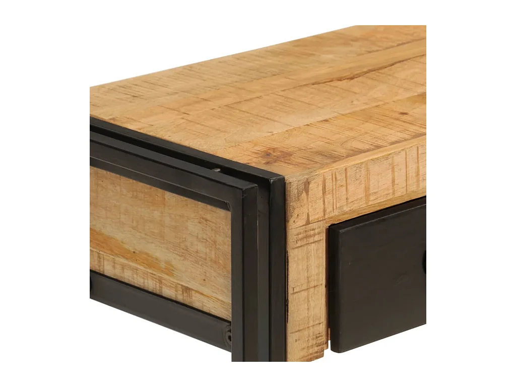Wandtafel 110x30x76 cm massief mangohout