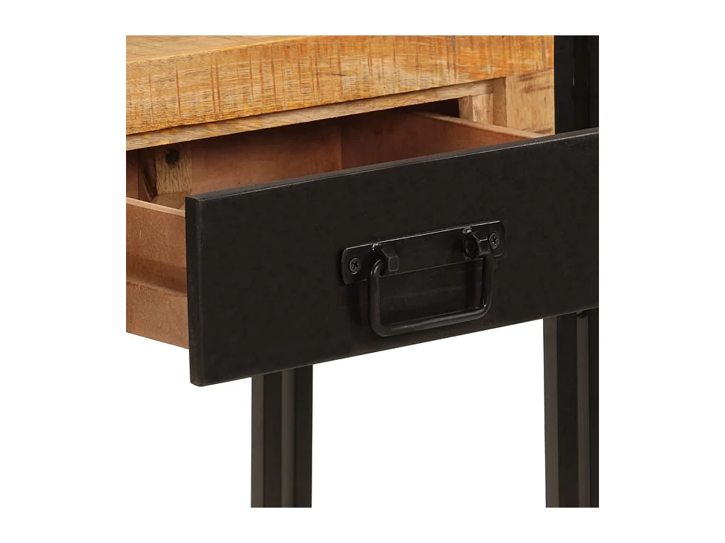 Wandtafel 110x30x76 cm massief mangohout