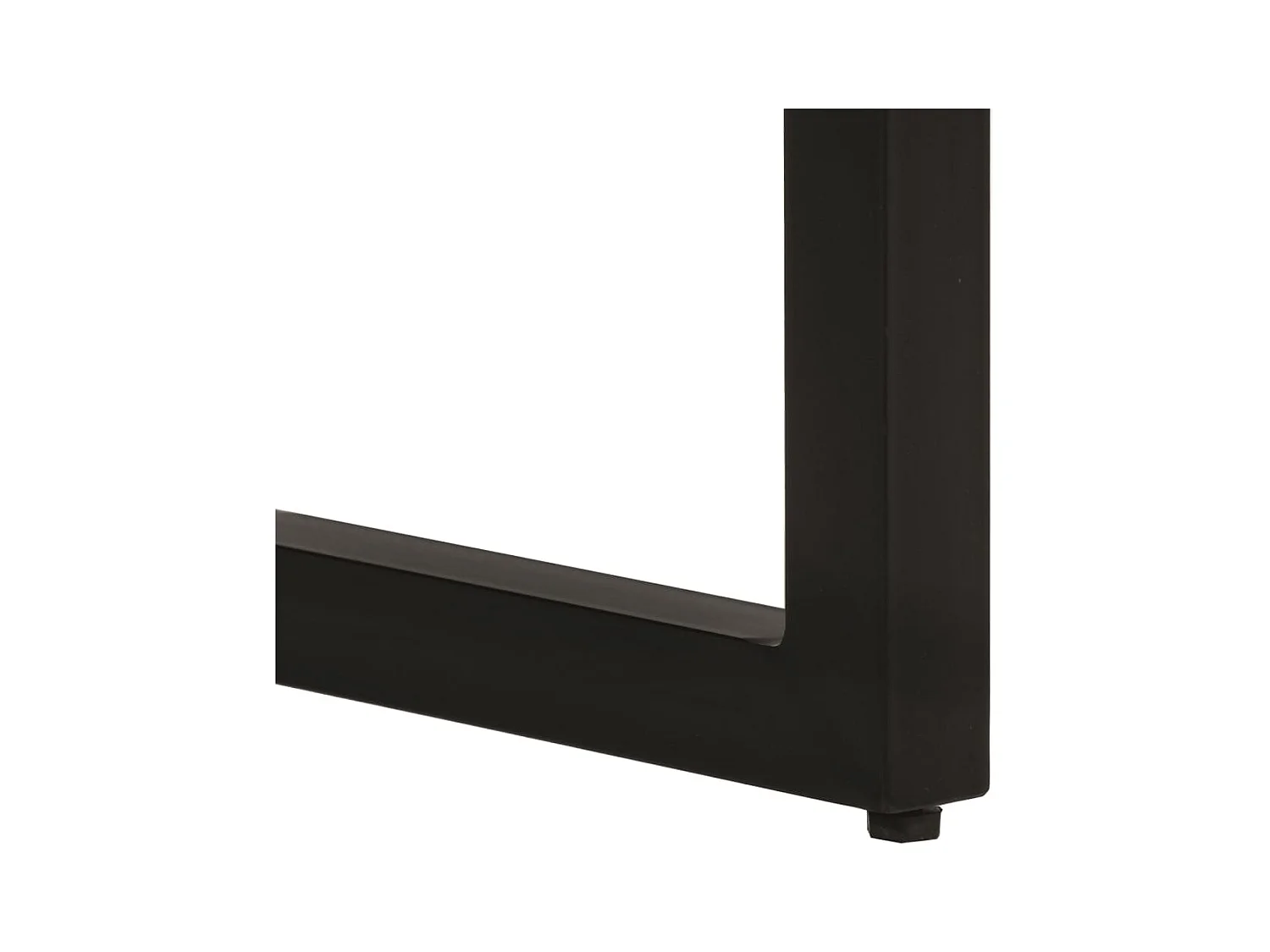 Tavolo Consolle 110x35x76 cm in Legno Grezzo Massello di Mango