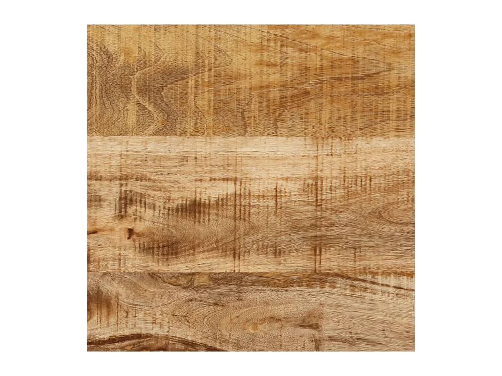 Mesa consola madera maciza de mango rugosa 110x35x76 cm