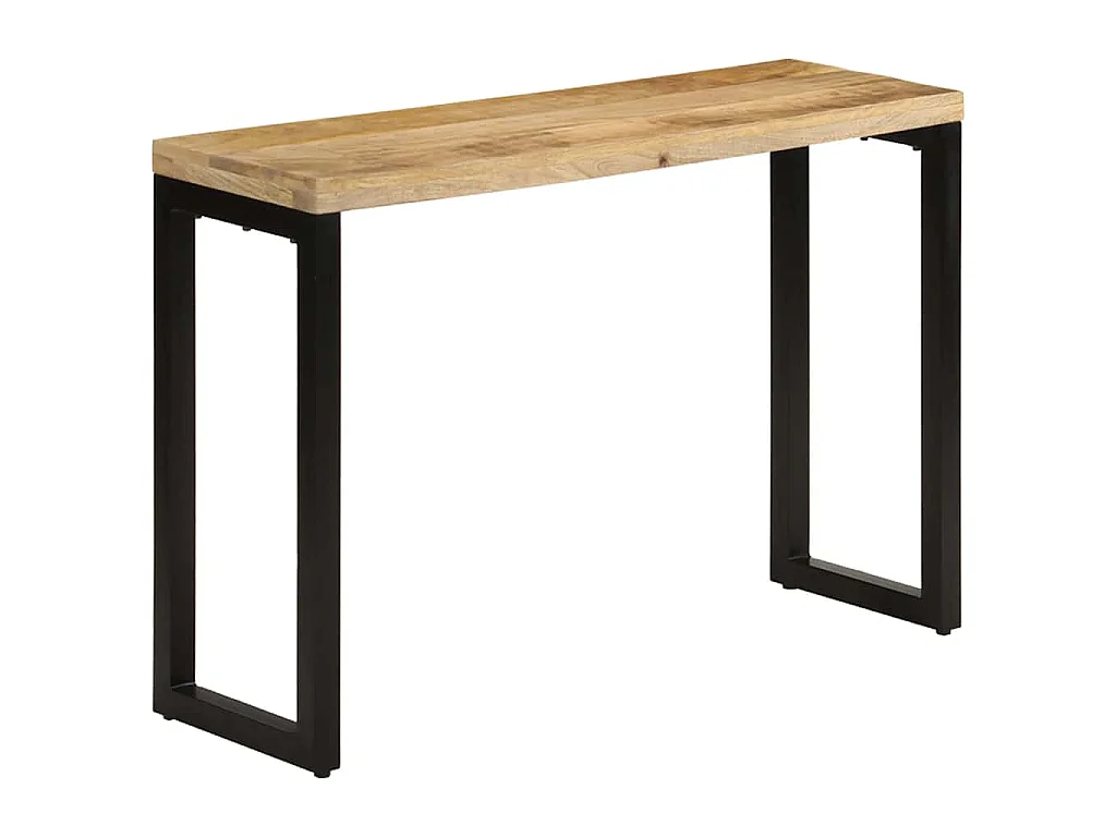 Konsolentisch 110x35x76 cm Massives Rohholz Mango