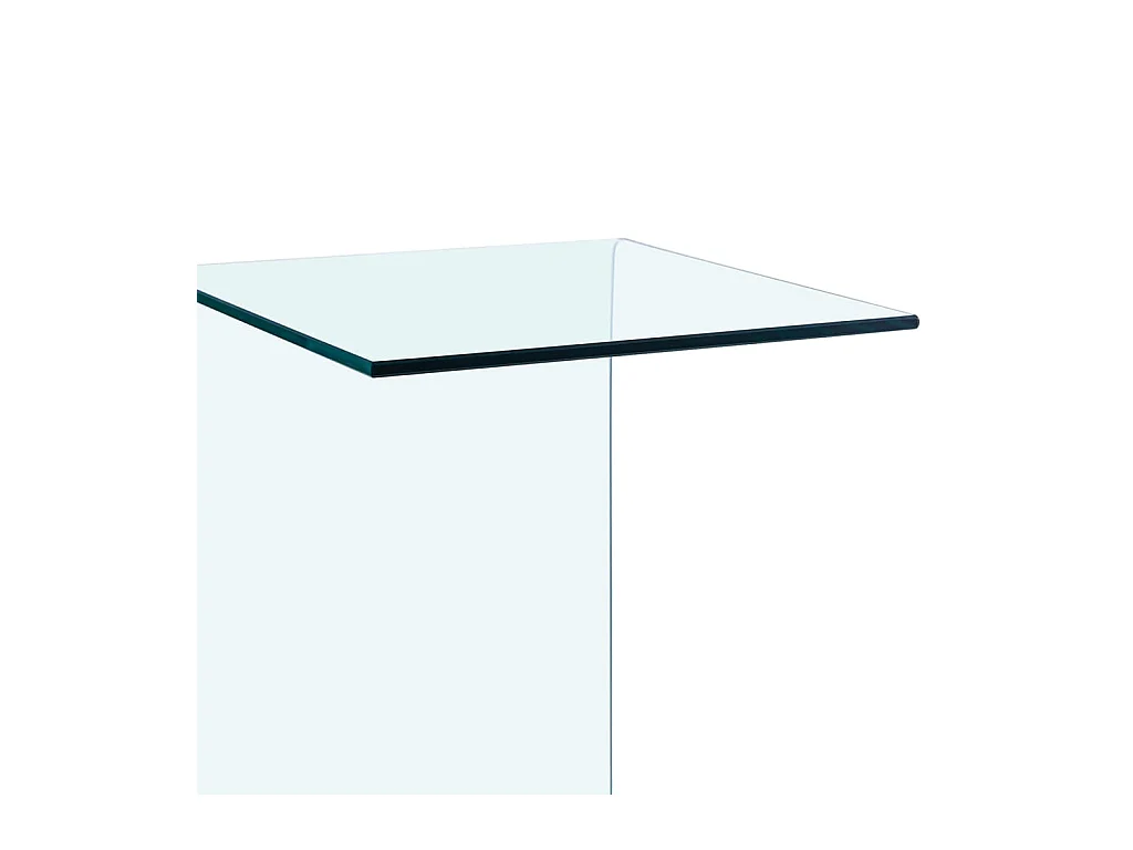 Table d'appoint 40x40x60 cm Verre trempé