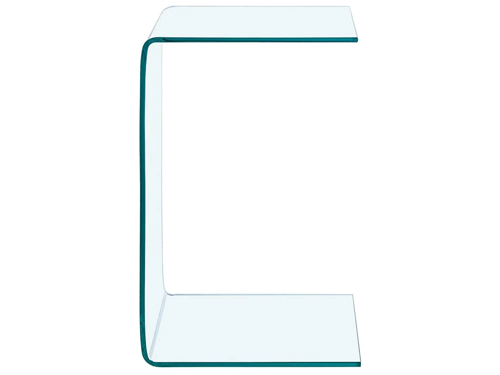Table d'appoint 40x40x60 cm Verre trempé