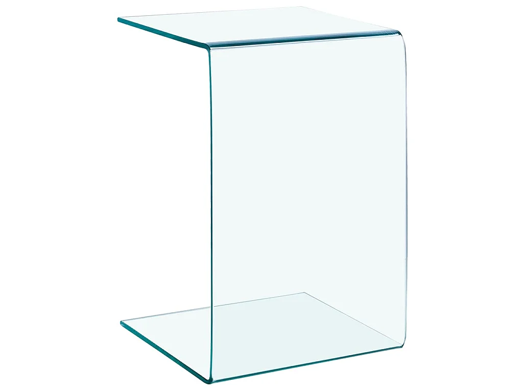 Table d'appoint 40x40x60 cm Verre trempé
