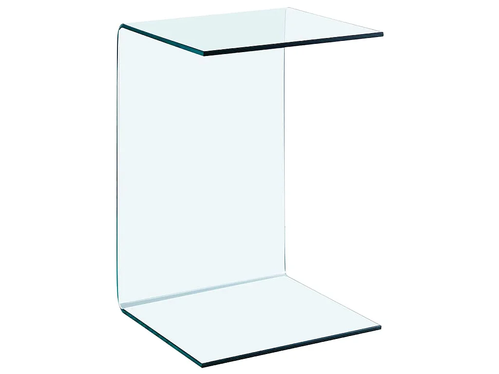 Table d'appoint 40x40x60 cm Verre trempé