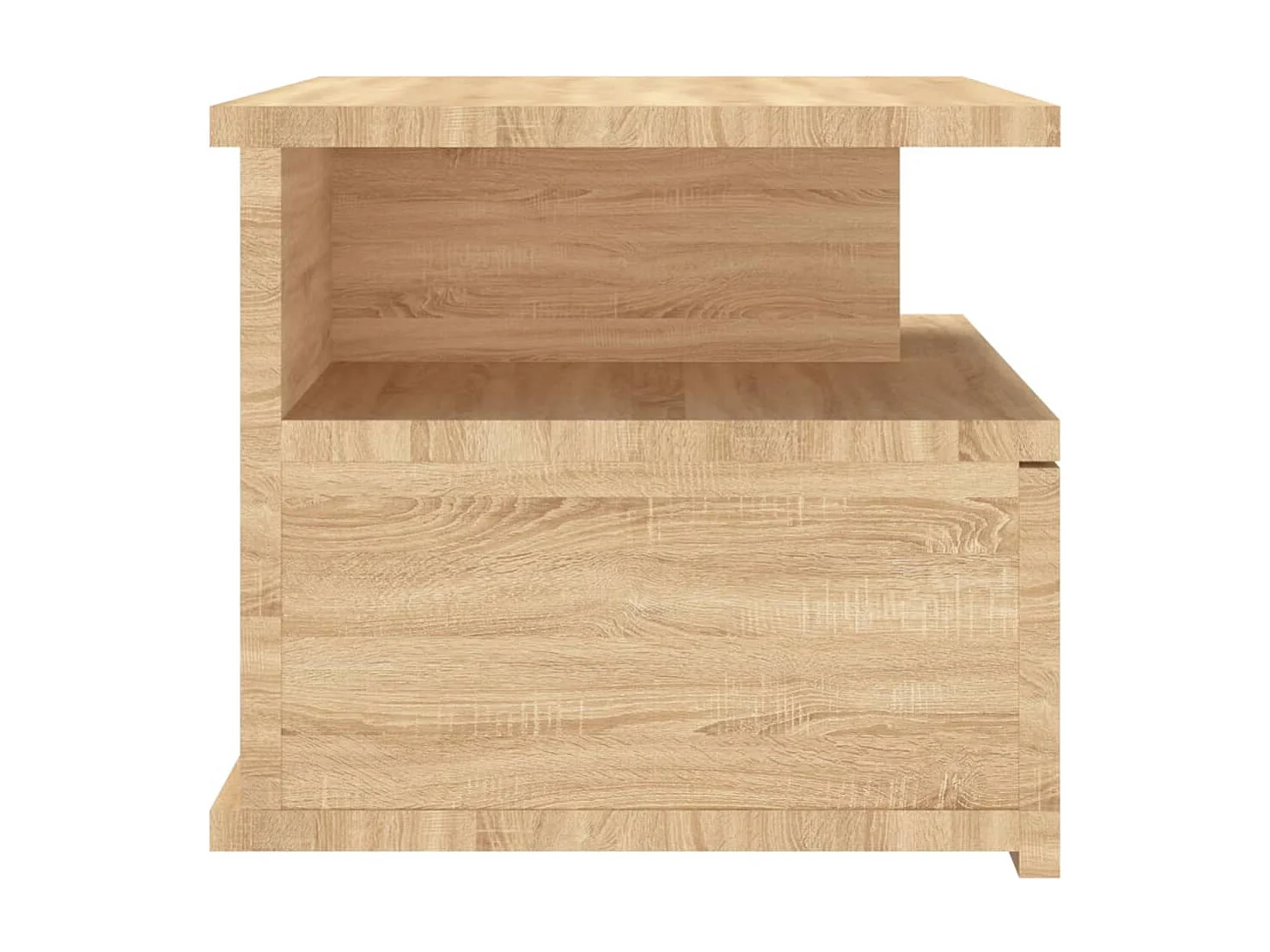 Table de chevet flottante Chêne sonoma Bois d'ingénierie