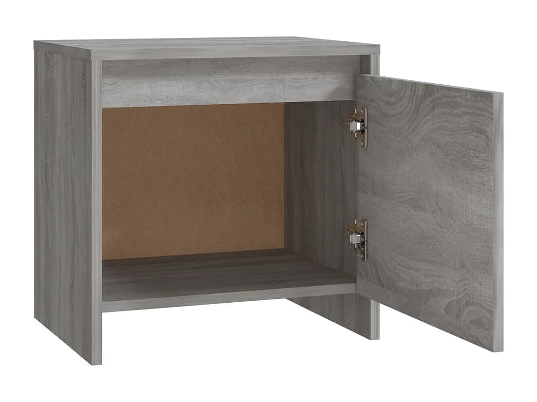 Nachttisch Grau Sonoma 45x34x44,5 cm Holzwerkstoff