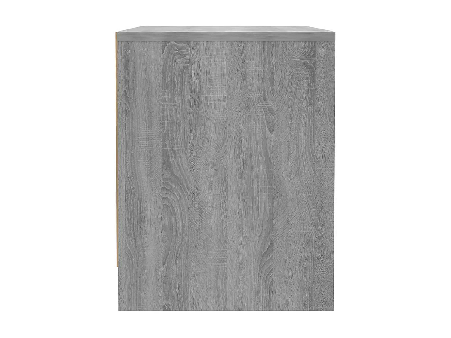 Mesa cabeceira 45x34x44,5cm derivados madeira sonoma cinza