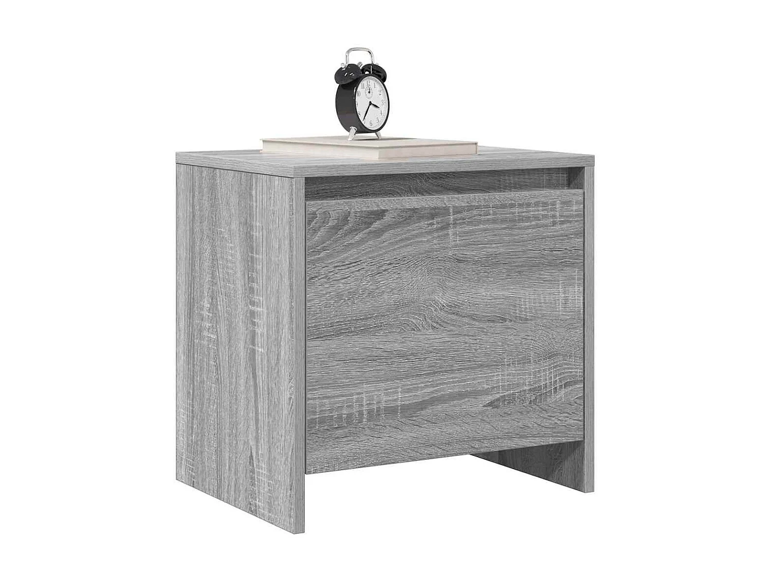 Table de chevet Sonoma gris 45x34x44,5 cm bois d'ingénierie