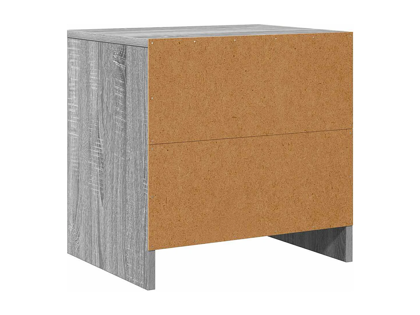 Table de chevet Sonoma gris 45x34x44,5 cm bois d'ingénierie