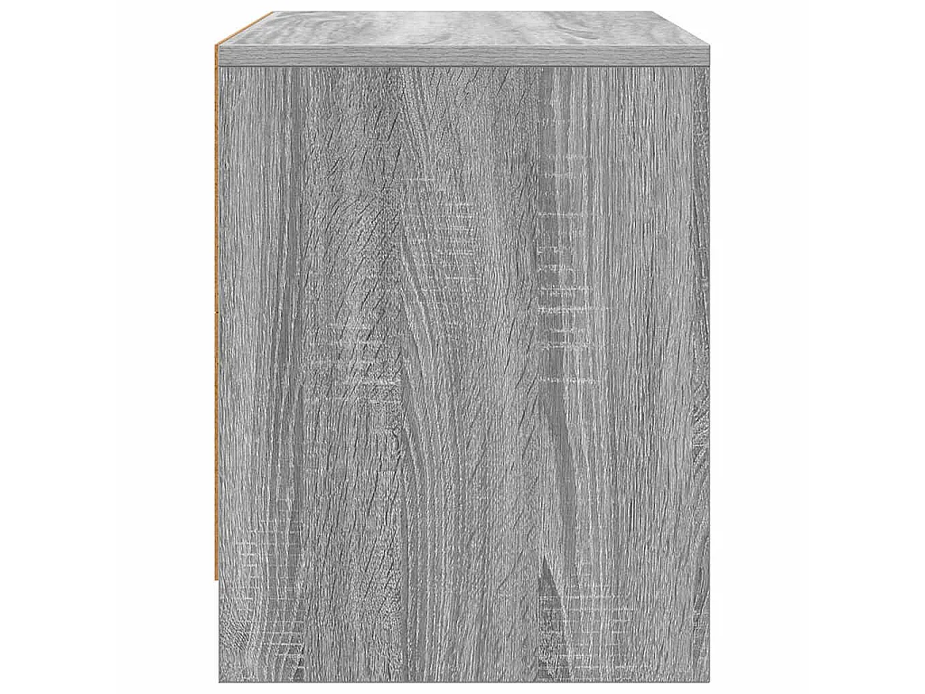 Table de chevet Sonoma gris 45x34x44,5 cm bois d'ingénierie