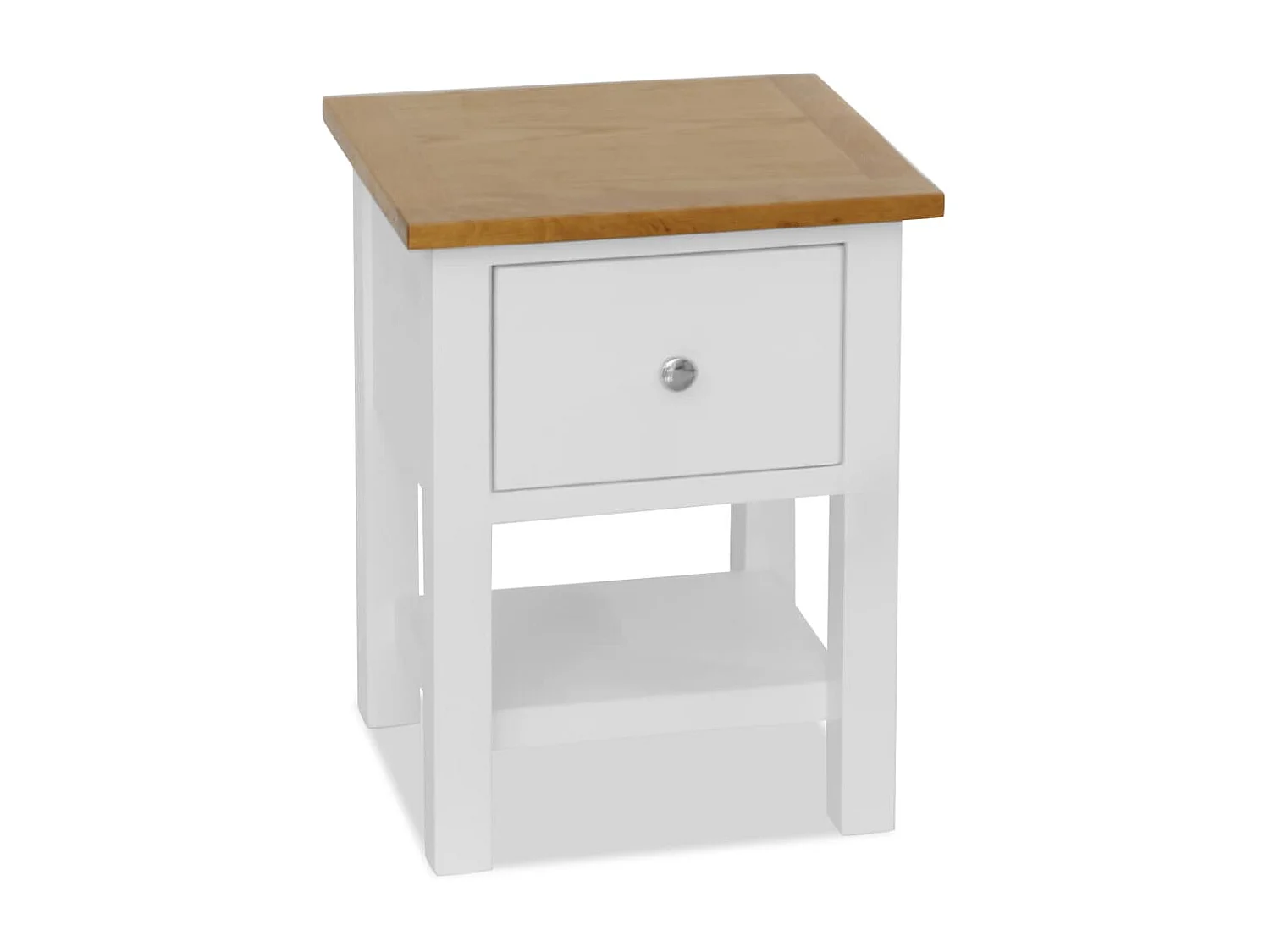 Comodino 36x30x47 cm in Massello di Rovere