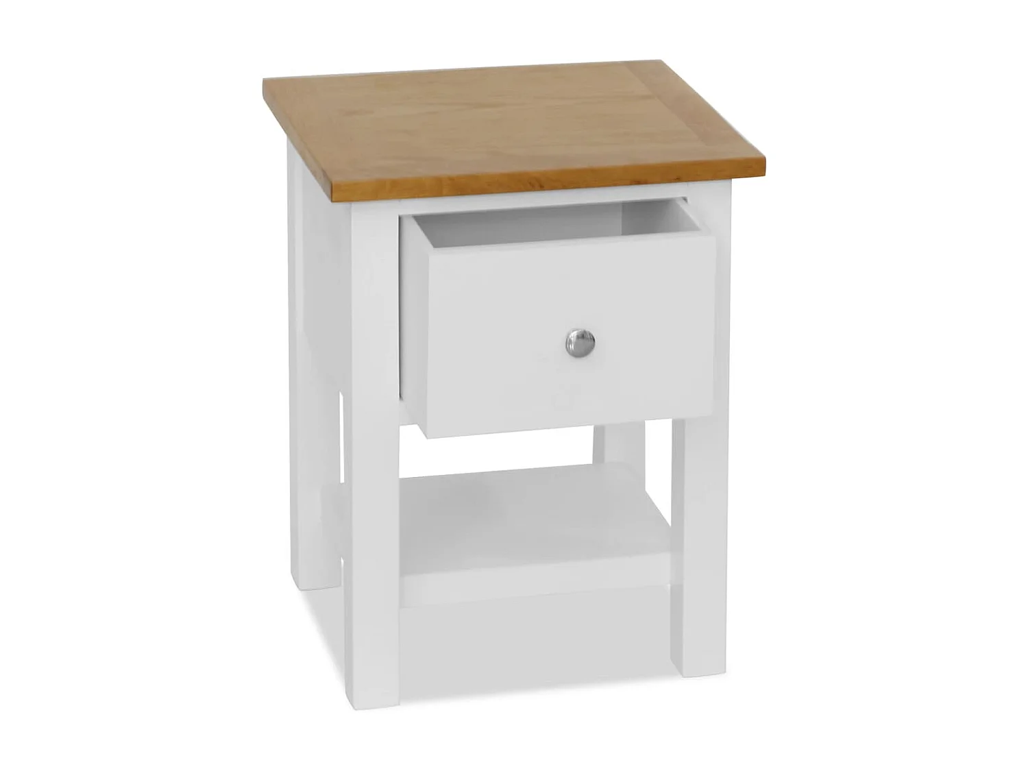 Comodino 36x30x47 cm in Massello di Rovere