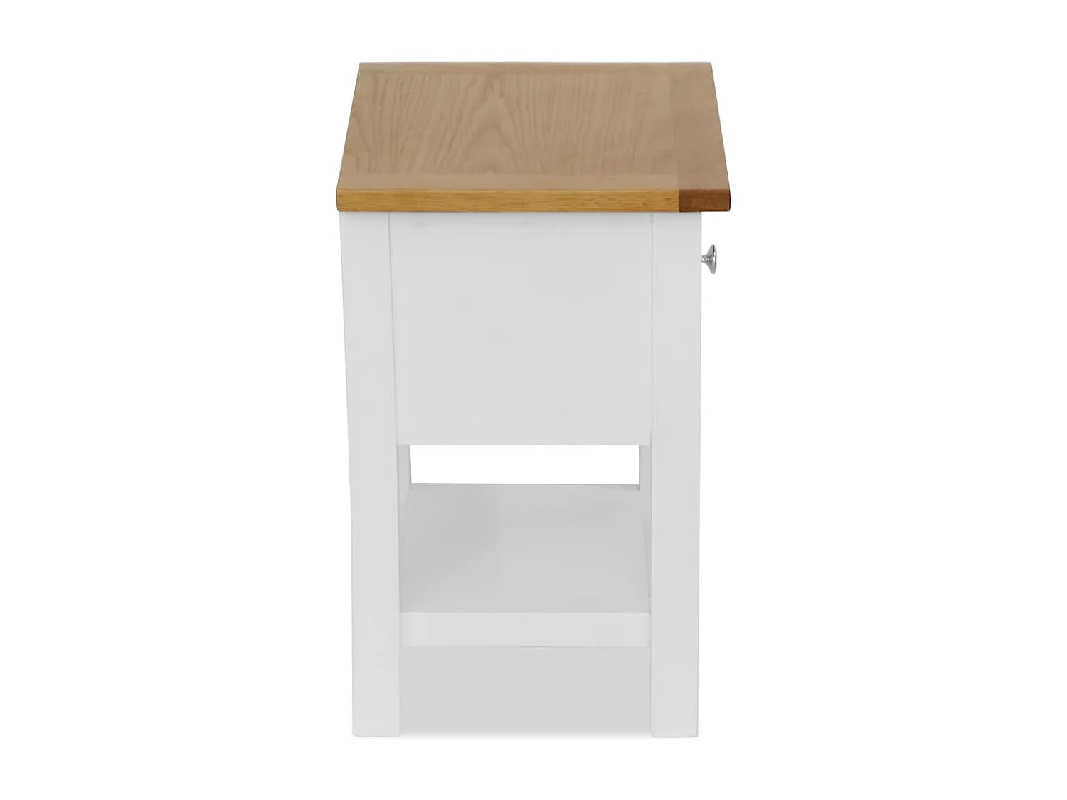 Comodino 36x30x47 cm in Massello di Rovere