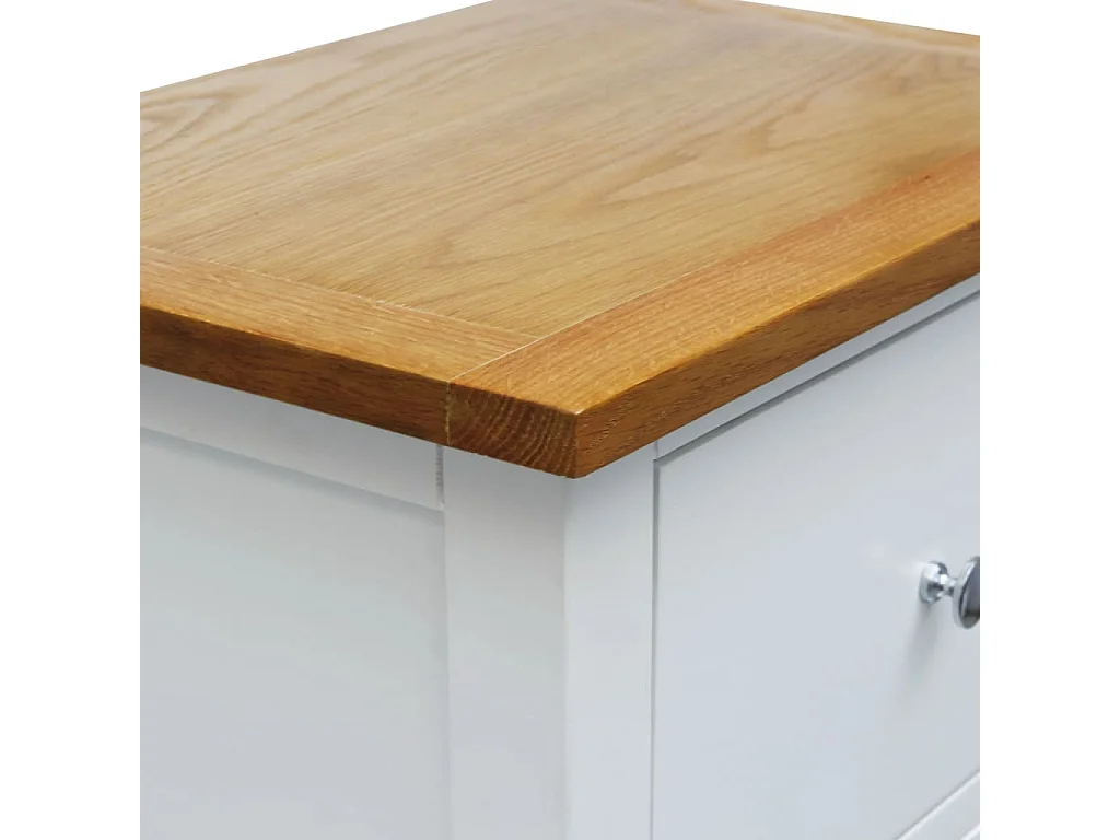 Comodino 36x30x47 cm in Massello di Rovere