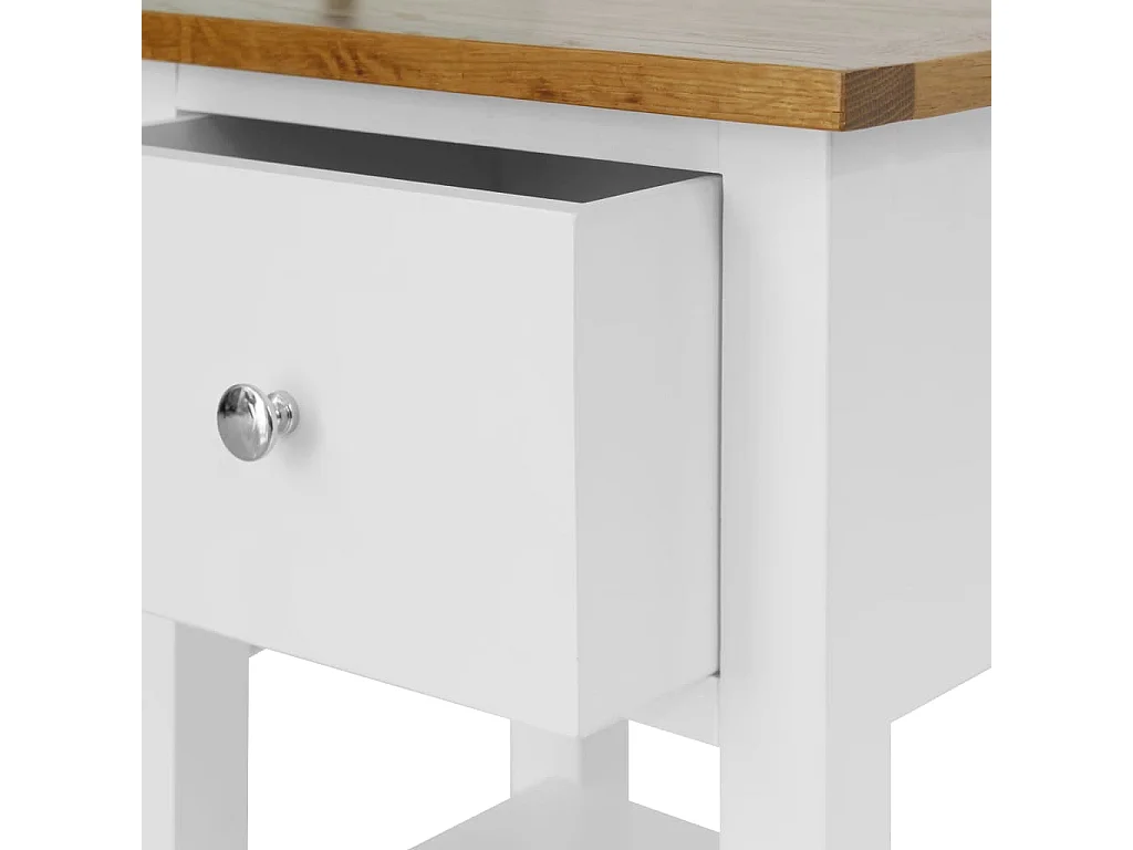 Comodino 36x30x47 cm in Massello di Rovere