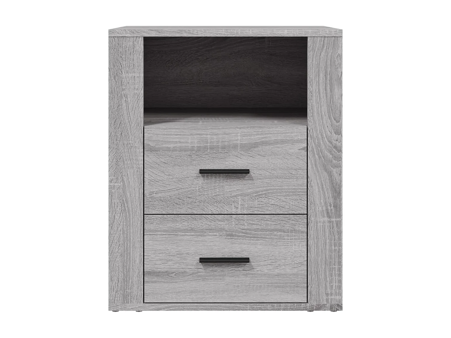 Table de chevet Sonoma gris 50x36x60 cm Bois d'ingénierie