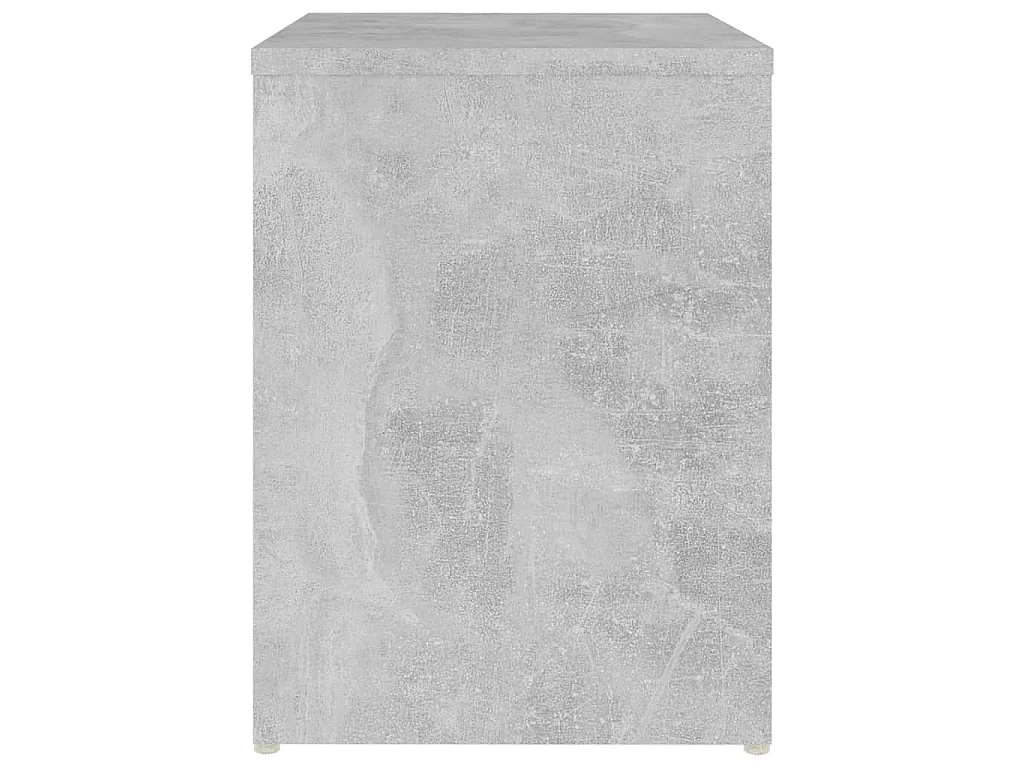 Comodini 2 pz Grigio Cemento 40x30x40 cm in Legno Multistrato