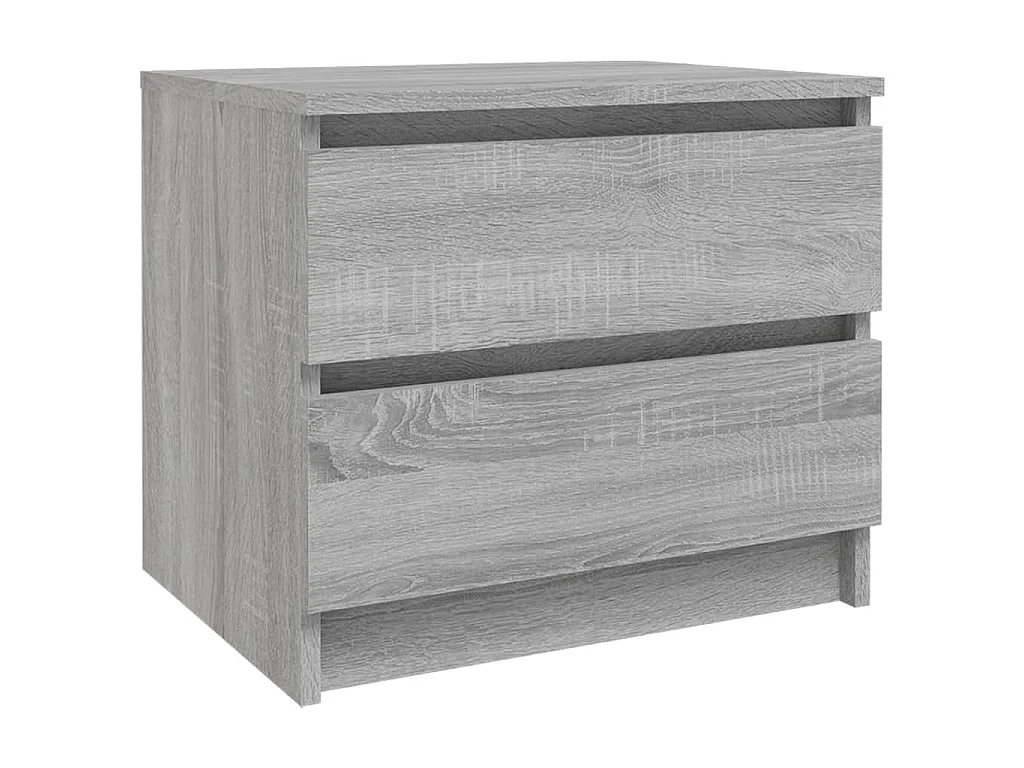 Nachttisch Grau Sonoma 50x39x43,5 cm Holzwerkstoff