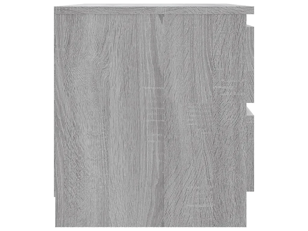 Nachttisch Grau Sonoma 50x39x43,5 cm Holzwerkstoff