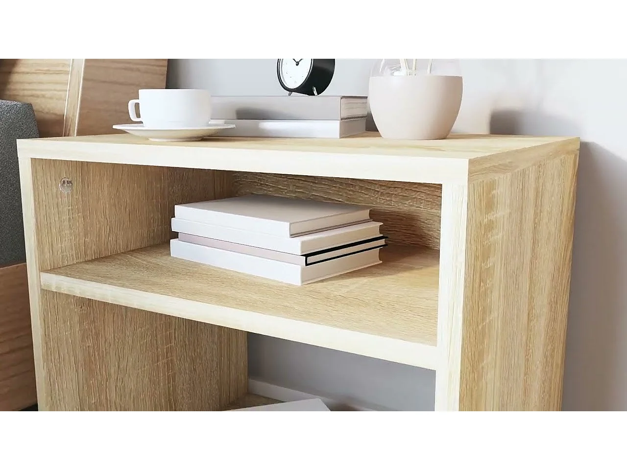 Tables de chevet 2pcs Chêne sonoma 40x30x40cm Bois d'ingénierie