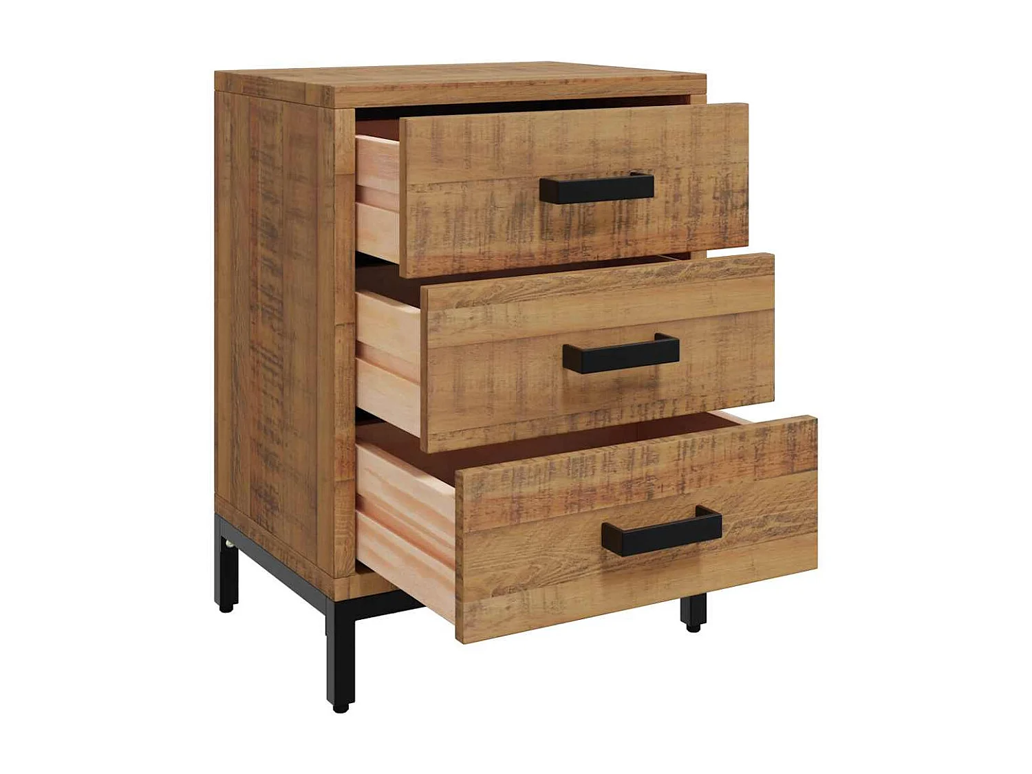 Tables de chevet 2 pcs 40x30x55 cm Bois de pin massif