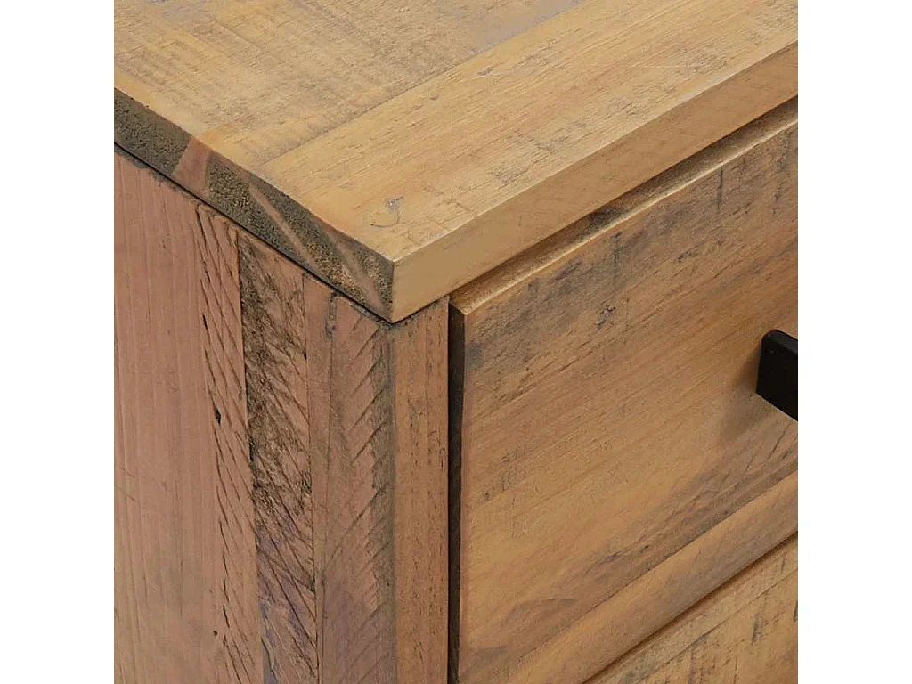 Tables de chevet 2 pcs 40x30x55 cm Bois de pin massif