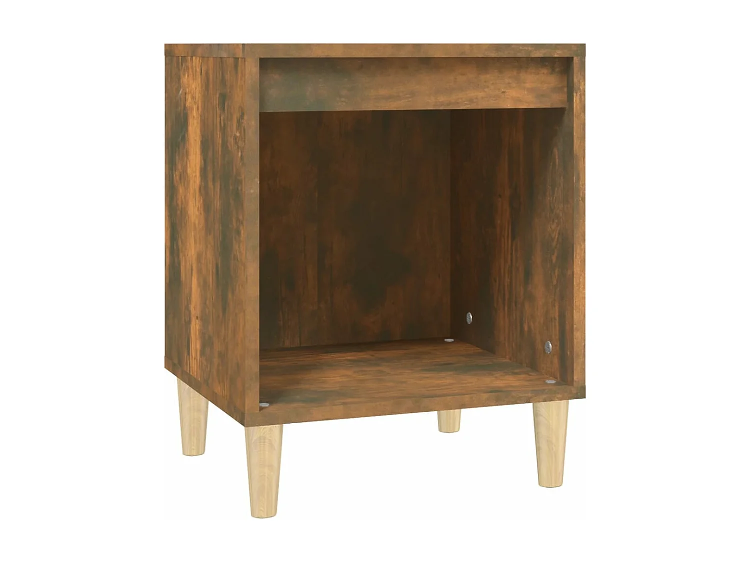 Table de chevet Chêne fumé 40x35x50 cm