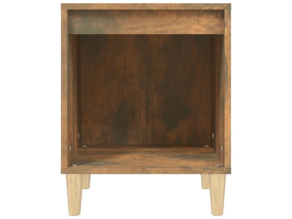 Table de chevet Chêne fumé 40x35x50 cm