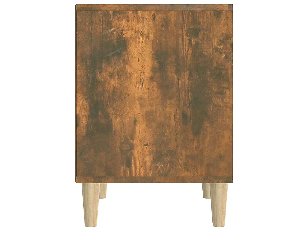 Table de chevet Chêne fumé 40x35x50 cm
