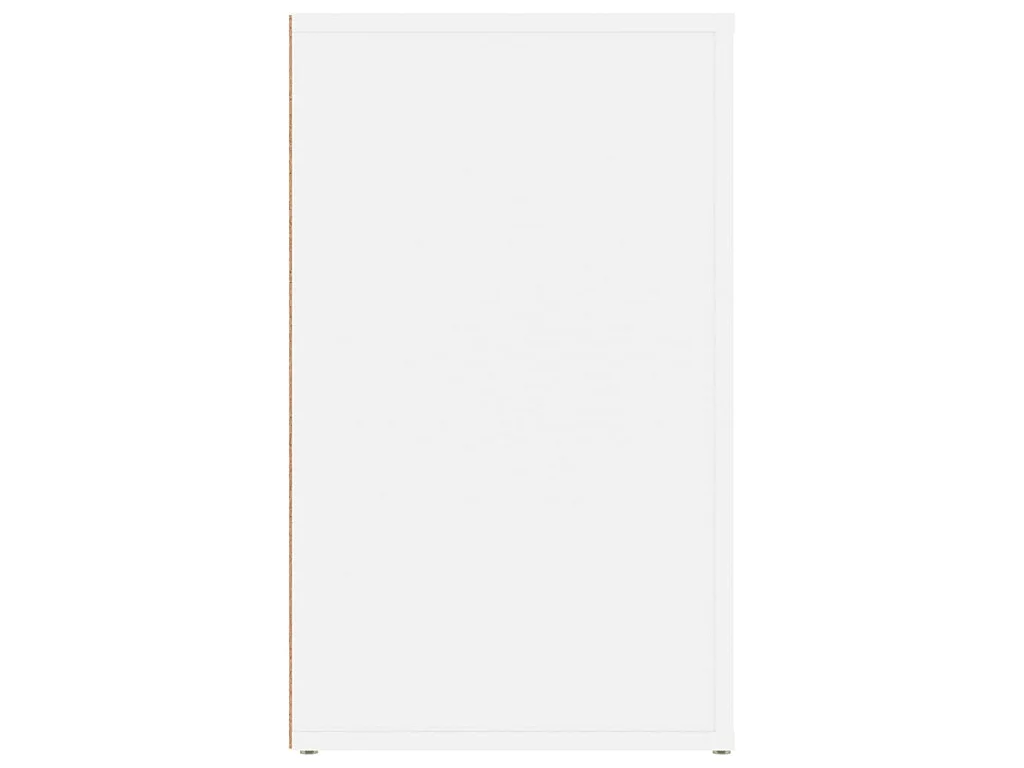 Nachtkastje 50x36x60 cm bewerkt hout wit