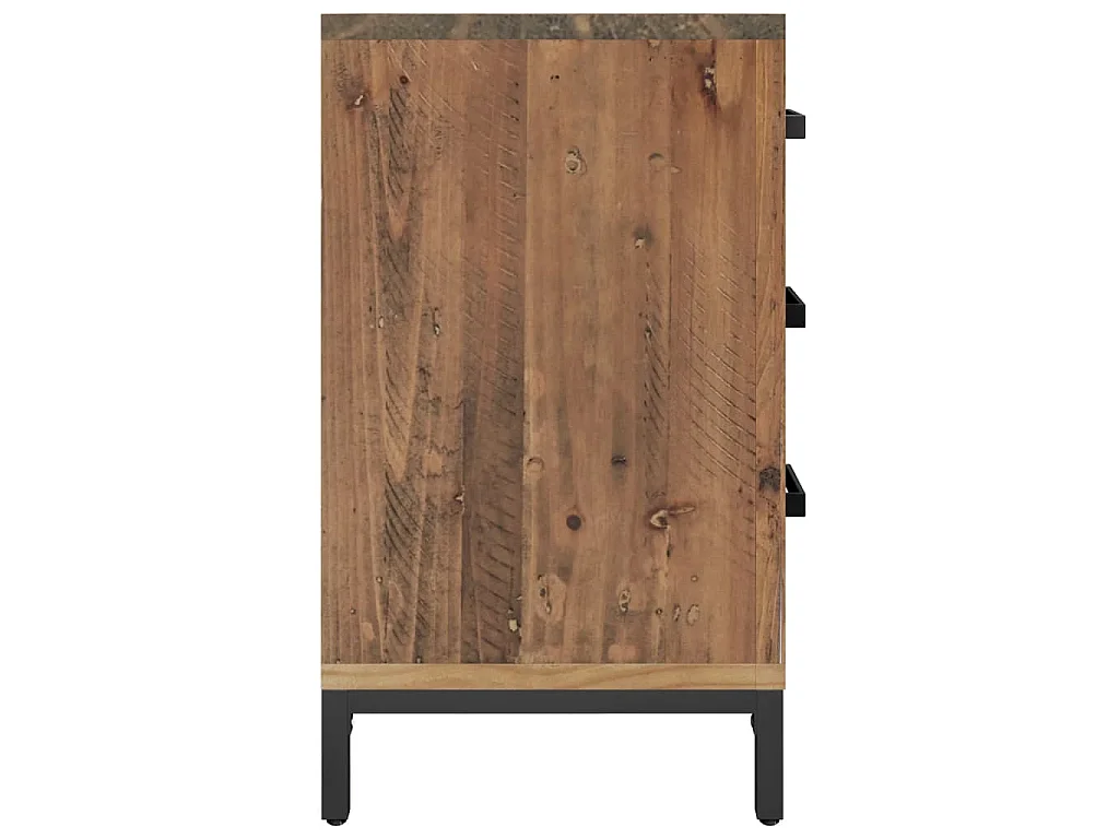 Table de chevet Marron 40x30x55 cm Bois de pin massif