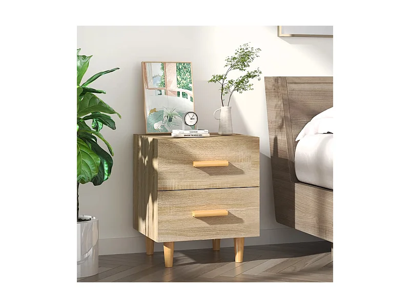 Comodino Rovere Sonoma 40x35x47,5 cm