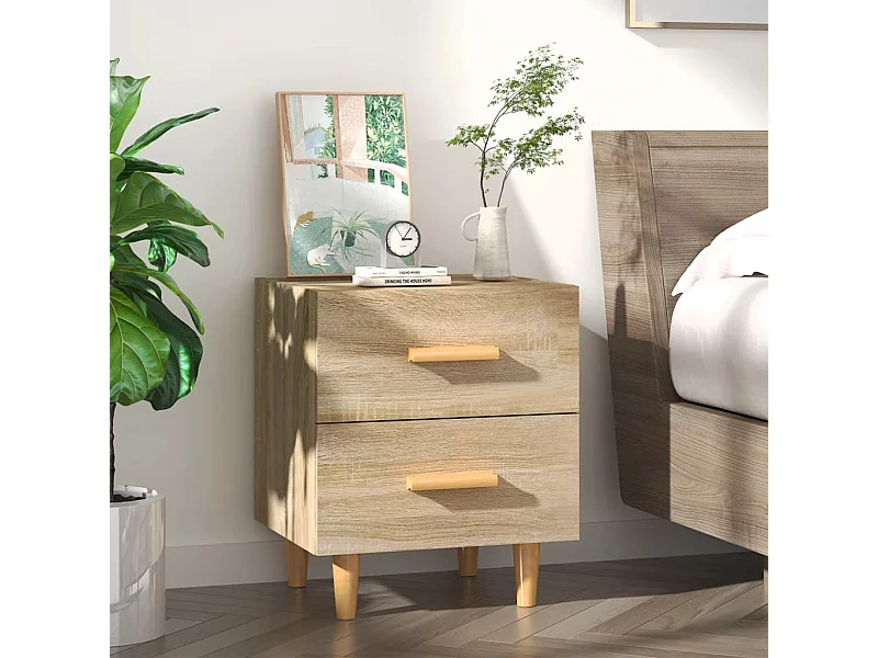 Comodino Rovere Sonoma 40x35x47,5 cm