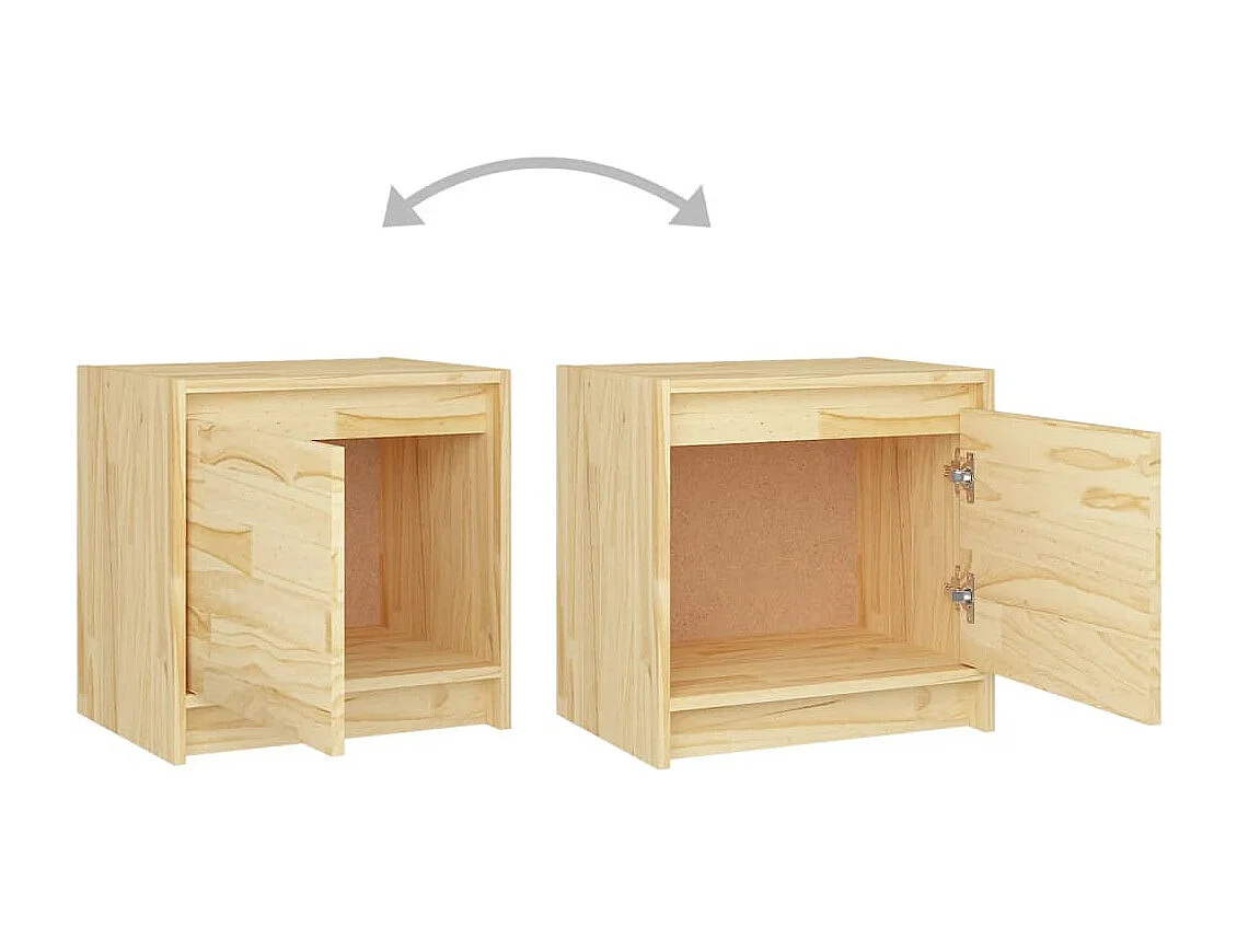 Table de chevet 40x30,5x40 cm bois de pin massif