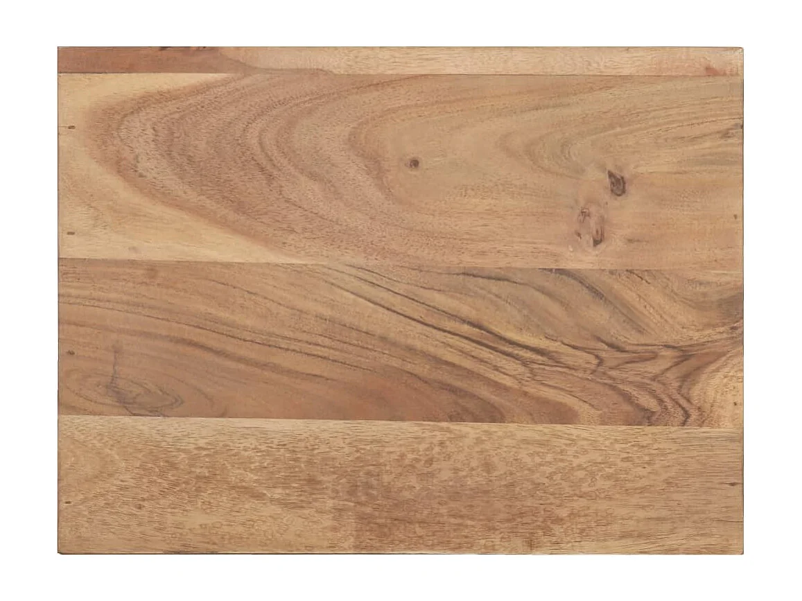 Table de chevet 40x30x50 cm Bois d'acacia avec bord naturel