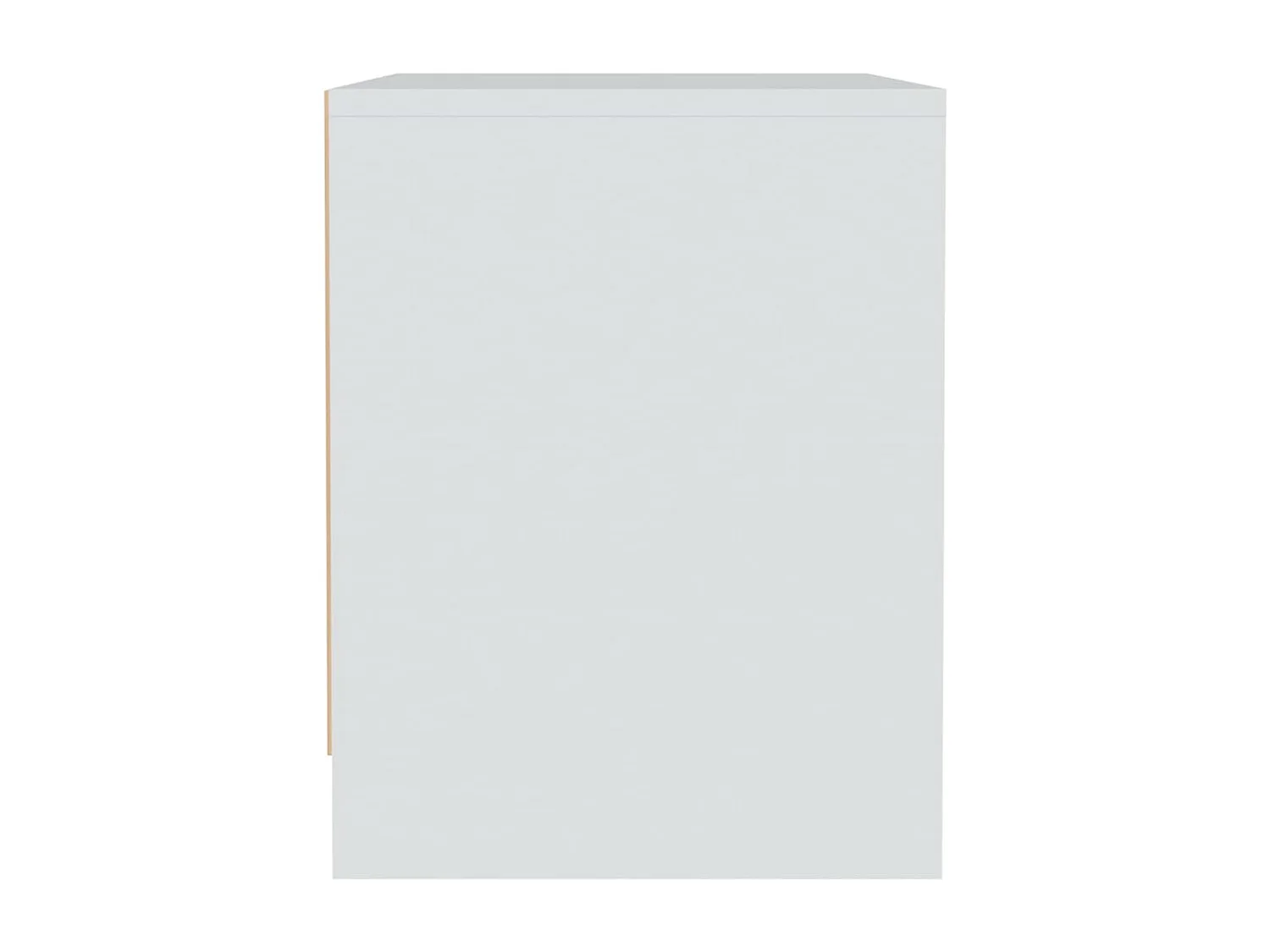 Tables de chevet 2 pcs blanc 45x34x44,5 cm bois d'ingénierie