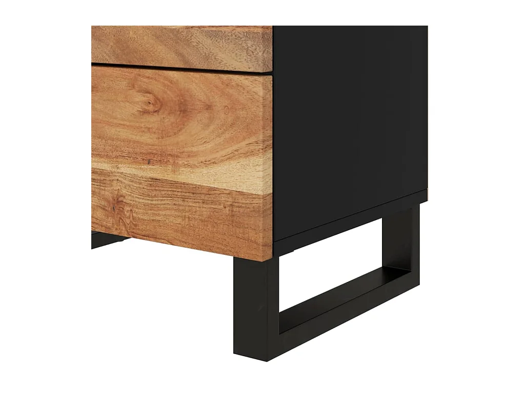 Table de chevet 50x33x62cm Bois d'acacia solide et d'ingénierie