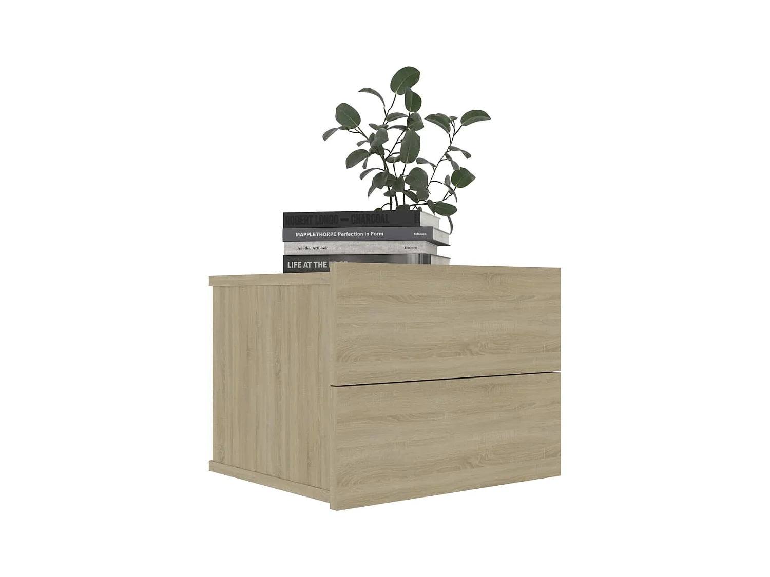 Tables de chevet 2 pcs Chêne sonoma 40x30x30 cm Bois ingénierie